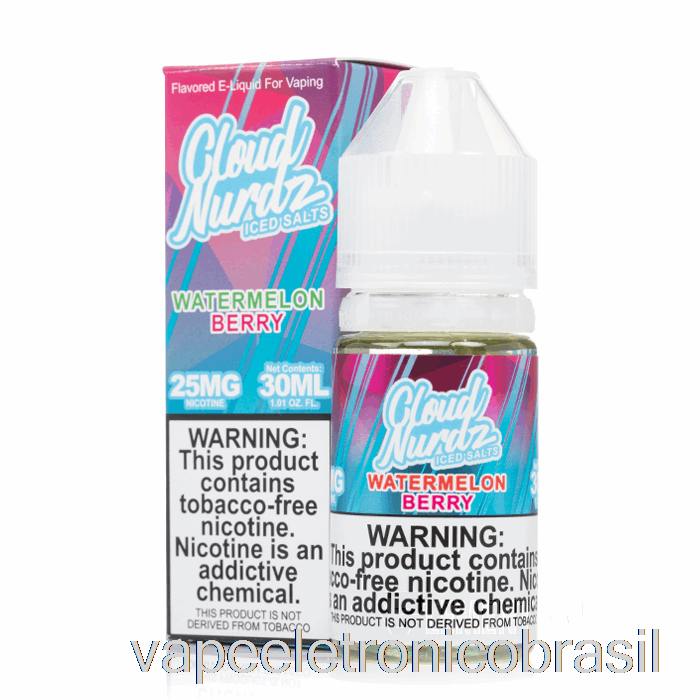 Vape Vaporesso Baga De Melancia Gelada - Sais Nurdz Nuvem - 30ml 50mg